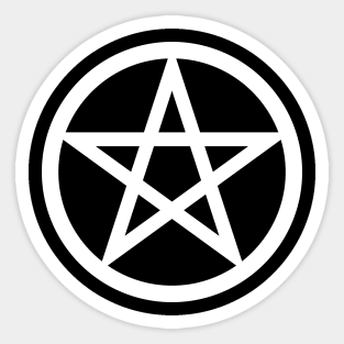 Pentagram goth pagan symbol Sticker